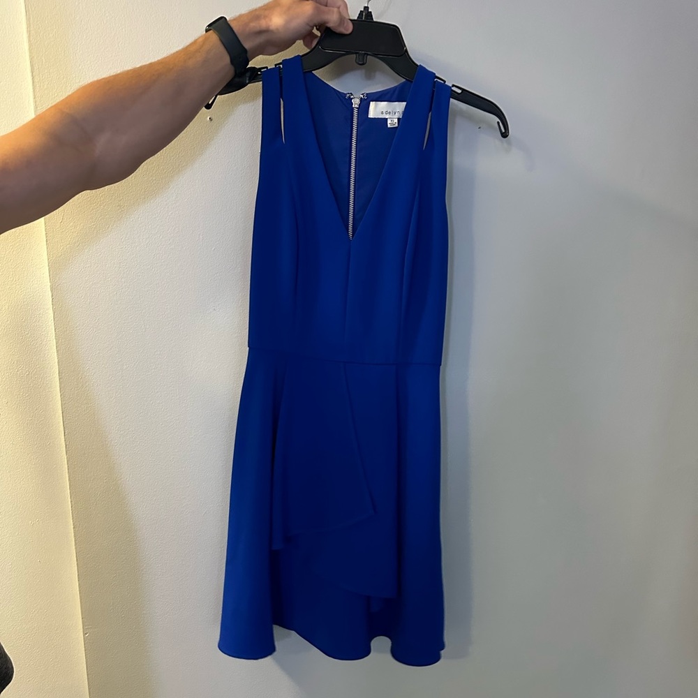 Adelyn Rae sleeveless dress - size extra small Royal blue